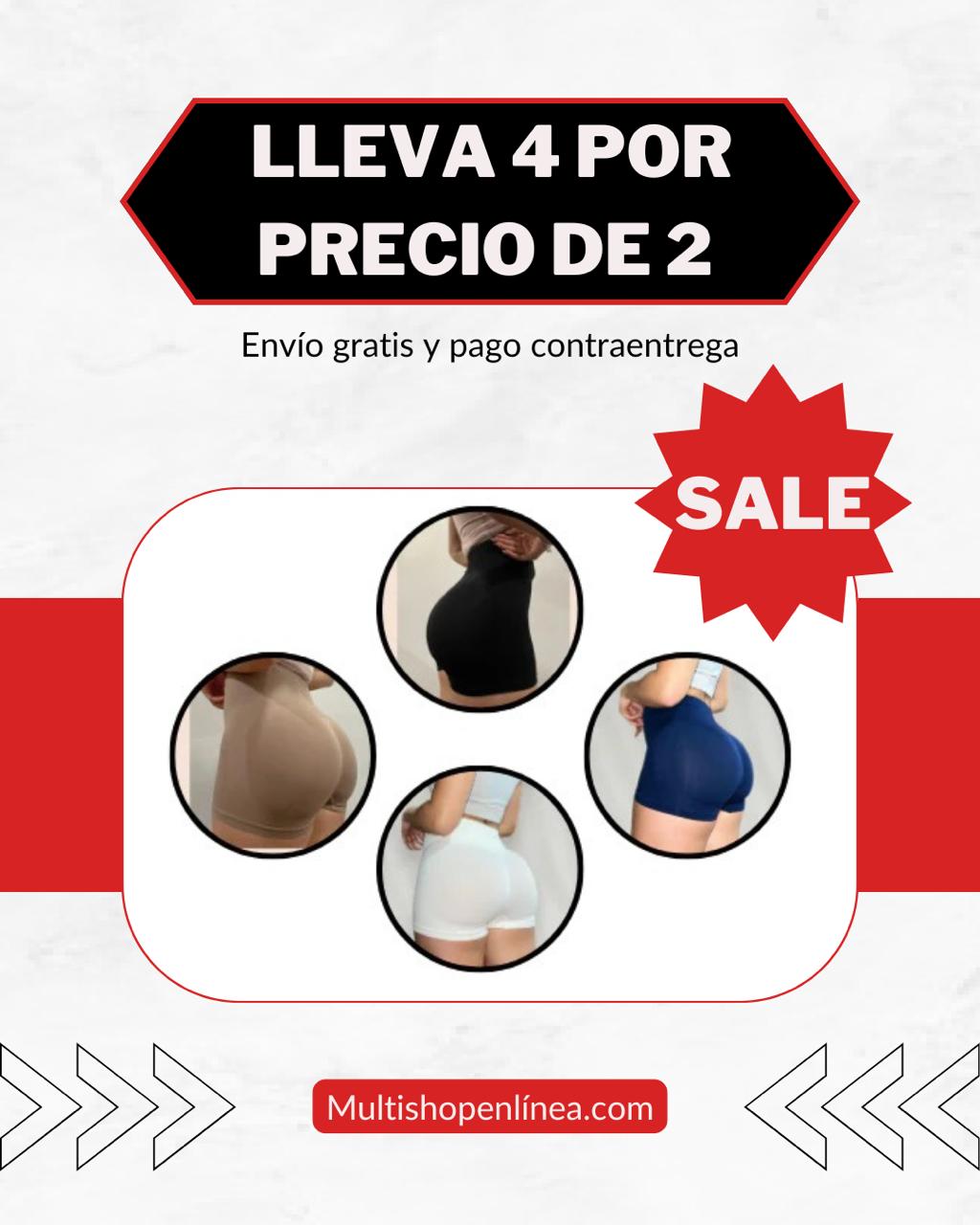 🔥🤯GRAN LIQUIDACION COMPRA 2 Y LLEVA 4 💯 PANTY LEVANTA COLA CON CONTROL DE ABDOMEN😍 🎉