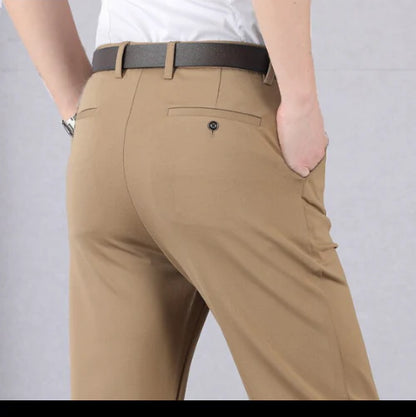 🔝 🔥PANTALONES CLASICOS DE ALTA ELASTICIDAD PARA HOMBRE🤩