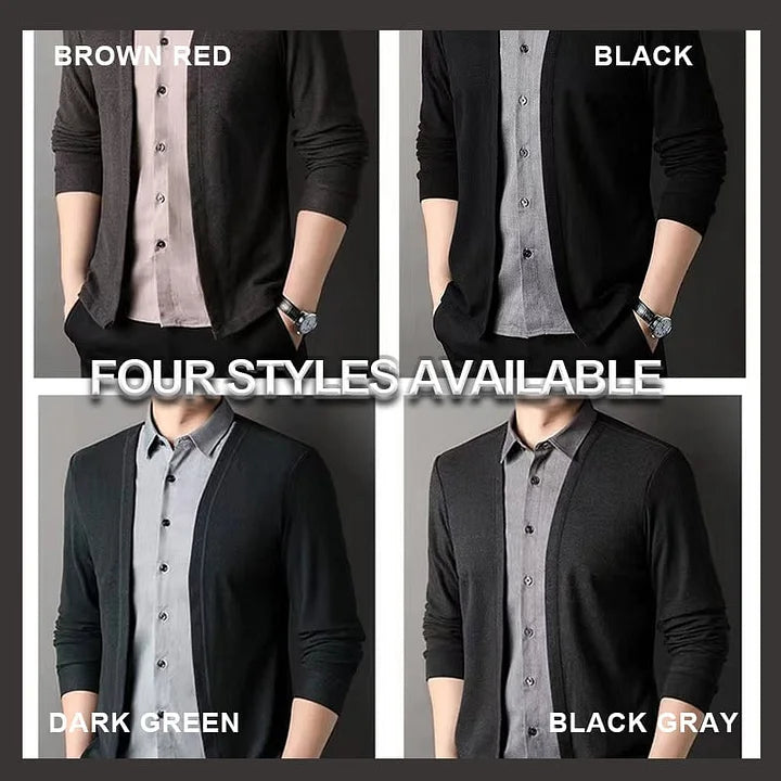 👔 Cárdigan "2 en 1" Clásico 🍂 ✨ Elegancia y comodidad en una sola prenda, sin esfuerzo. 😎👌