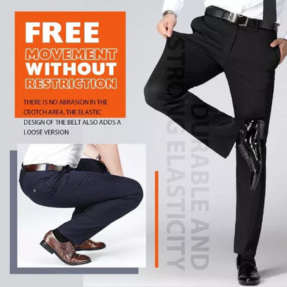 🔝 🔥PANTALONES CLASICOS DE ALTA ELASTICIDAD PARA HOMBRE🤩