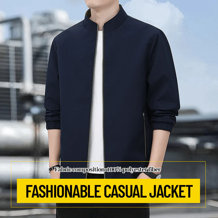 Chaqueta de hombre 🧥 cuello alto ⬆️ impermeable 💧