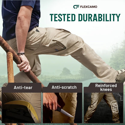 🛡️ Pantalón Cargo Táctico 💪 🔥 Resistente al agua | Ripstop | Más de 10 bolsillos | Máxima comodidad