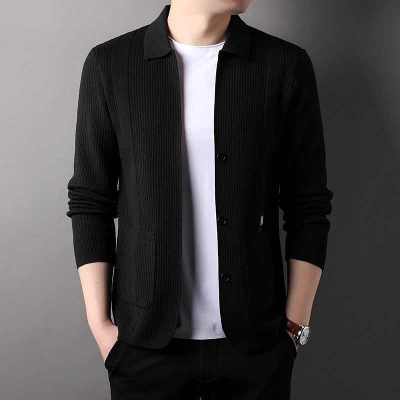 🧥 Chaqueta “Punto Clásico” – Estilo Casual y Elegancia Atemporal ✨🧶