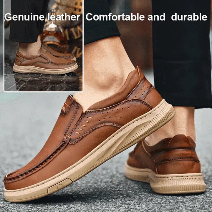 ✨ MOCASINES CASUALES DE CUERO CON SUELA ORTOPÉDICA ✅
