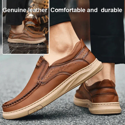 ✨ MOCASINES CASUALES DE CUERO CON SUELA ORTOPÉDICA ✅