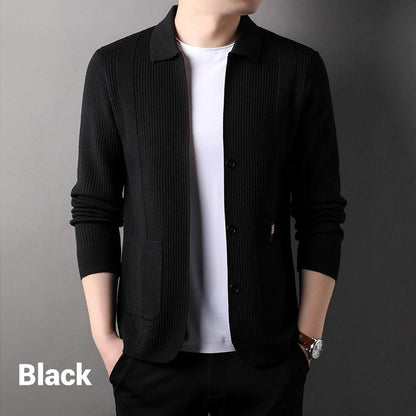 🧥 Chaqueta “Punto Clásico” – Estilo Casual y Elegancia Atemporal ✨🧶