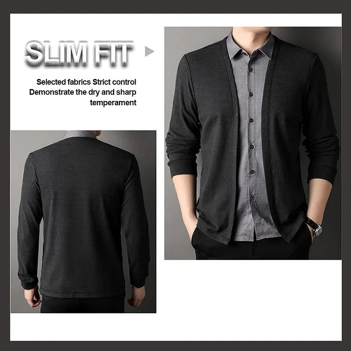 👔 Cárdigan "2 en 1" Clásico 🍂 ✨ Elegancia y comodidad en una sola prenda, sin esfuerzo. 😎👌