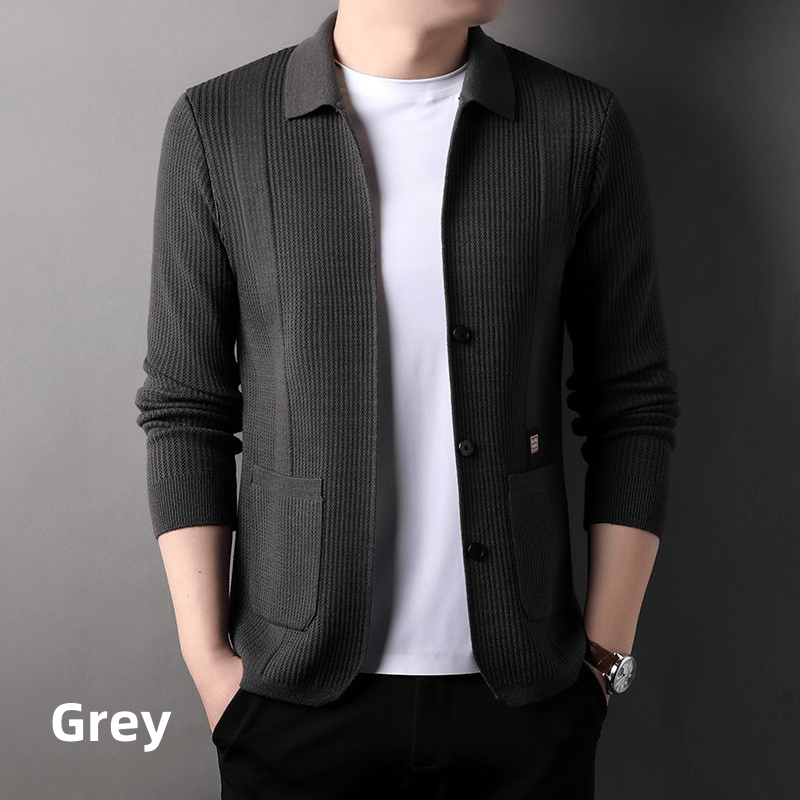 🧥 Chaqueta “Punto Clásico” – Estilo Casual y Elegancia Atemporal ✨🧶