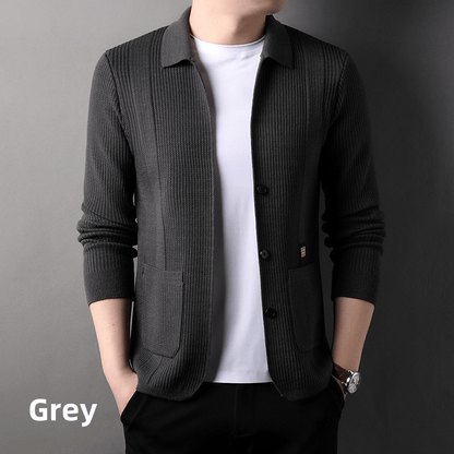 🧥 Chaqueta “Punto Clásico” – Estilo Casual y Elegancia Atemporal ✨🧶