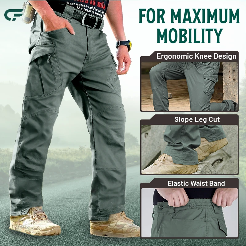 🛡️ Pantalón Cargo Táctico 💪 🔥 Resistente al agua | Ripstop | Más de 10 bolsillos | Máxima comodidad