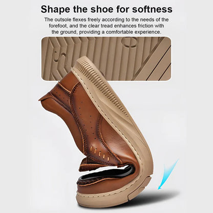✨ MOCASINES CASUALES DE CUERO CON SUELA ORTOPÉDICA ✅