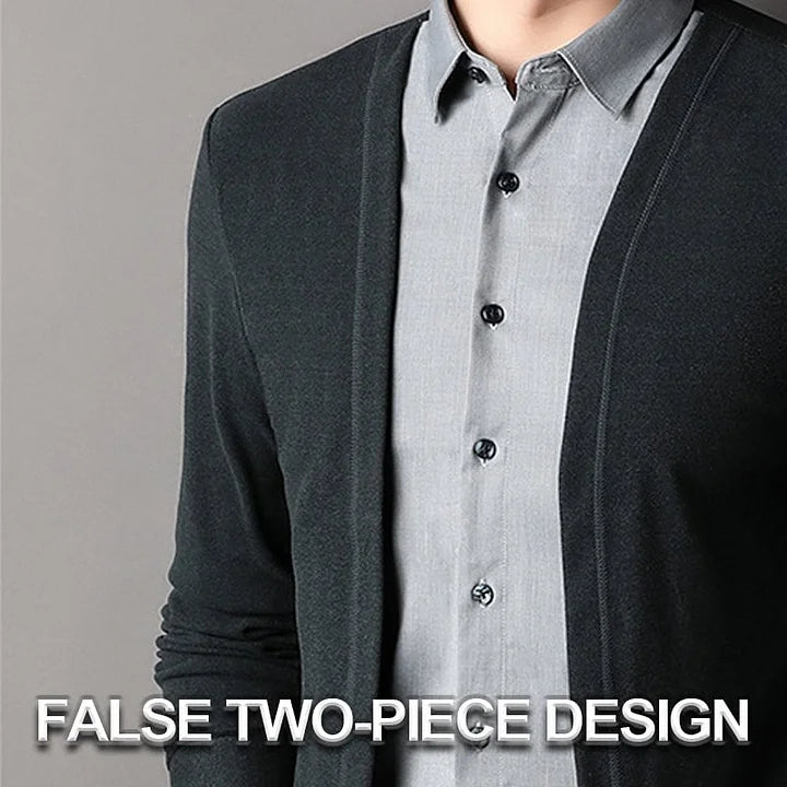 👔 Cárdigan "2 en 1" Clásico 🍂 ✨ Elegancia y comodidad en una sola prenda, sin esfuerzo. 😎👌
