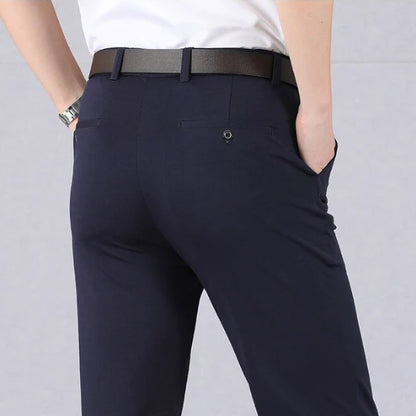 🔝 🔥PANTALONES CLASICOS DE ALTA ELASTICIDAD PARA HOMBRE🤩