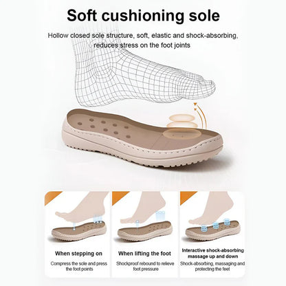 ✨ MOCASINES CASUALES DE CUERO CON SUELA ORTOPÉDICA ✅