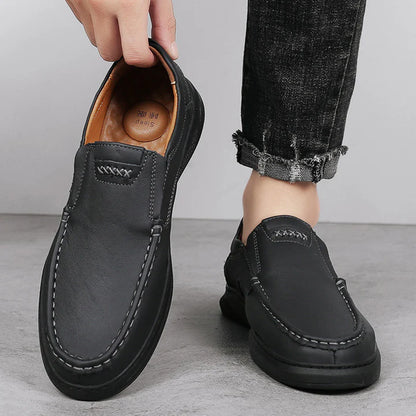✨ MOCASINES CASUALES DE CUERO CON SUELA ORTOPÉDICA ✅