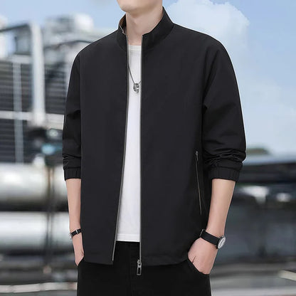 Chaqueta de hombre 🧥 cuello alto ⬆️ impermeable 💧