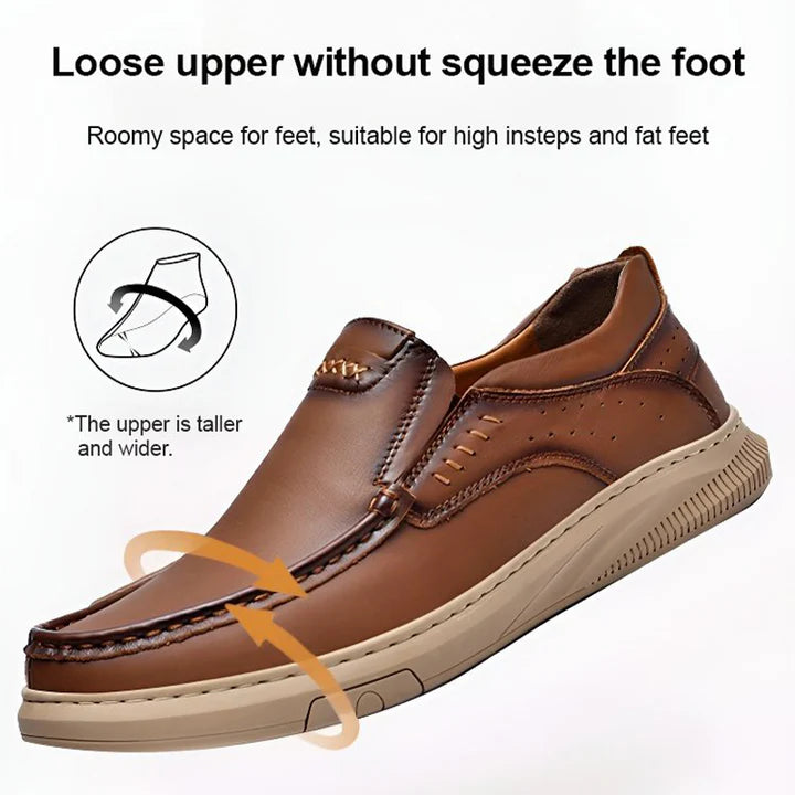 ✨ MOCASINES CASUALES DE CUERO CON SUELA ORTOPÉDICA ✅