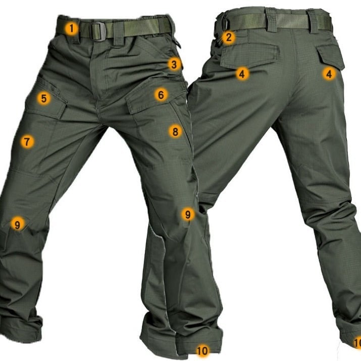 🛡️ Pantalones Tácticos AquaShield 🌧️ Listos para la Aventura, Impermeables para la Vida.