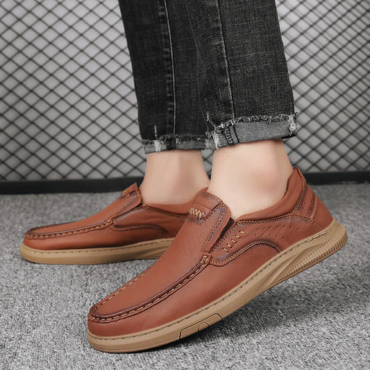 ✨ MOCASINES CASUALES DE CUERO CON SUELA ORTOPÉDICA ✅