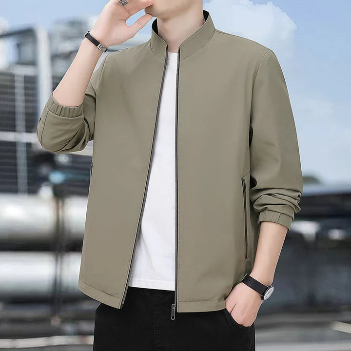Chaqueta de hombre 🧥 cuello alto ⬆️ impermeable 💧